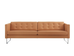 Madison Three Seater Sofa - Sled Base - Leather [DEMO] - Img 4
