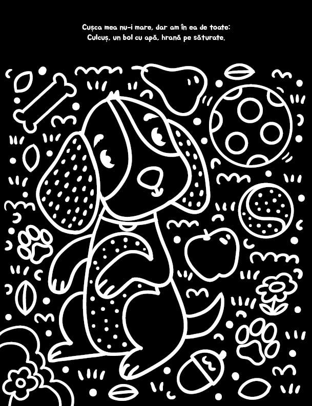 Animale de companie - Recitam si coloram - 4 | YEO