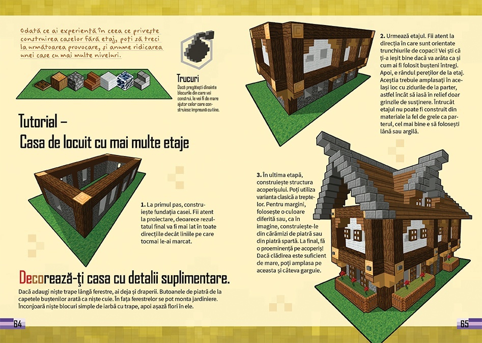 Manualul jucatorului Minecraft 5 - Arta construirii - 4 | YEO