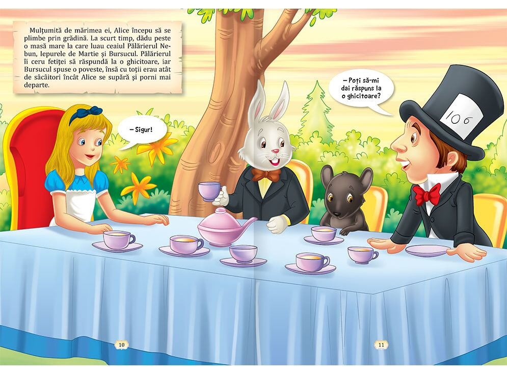 Alice in tara Minunilor. Frumoasa si Bestia. Leul si soricelul. - 2 | YEO