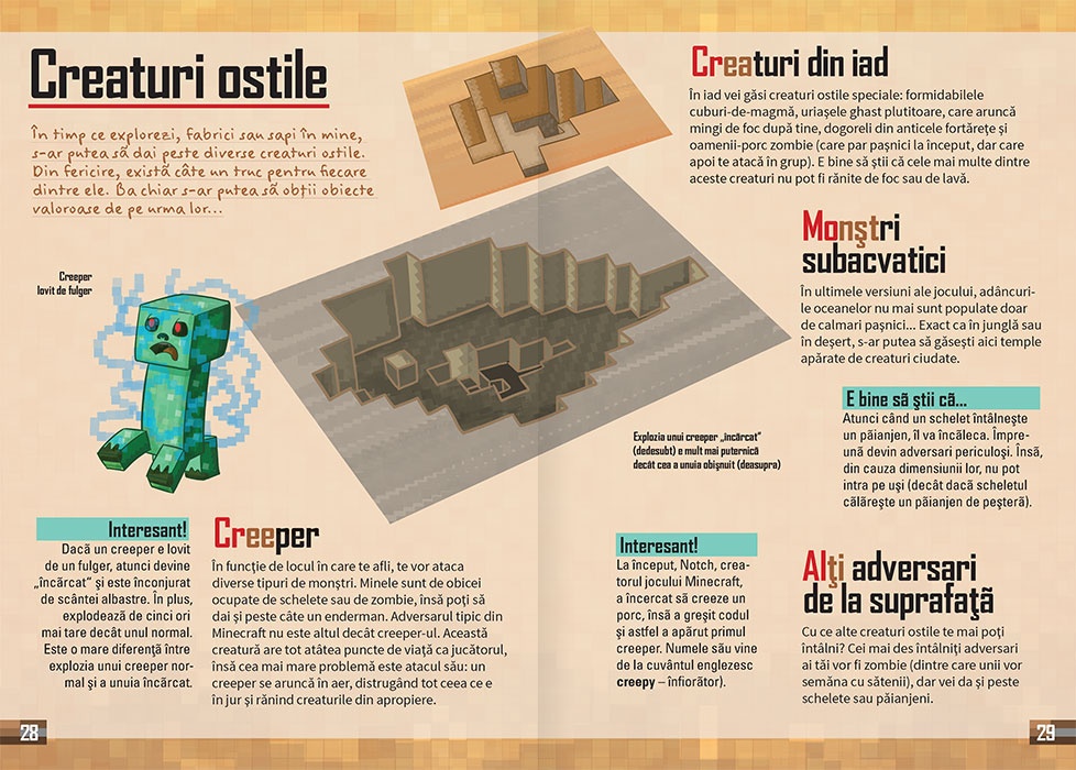 Manualul jucatorului Minecraft 1 - 3 | YEO