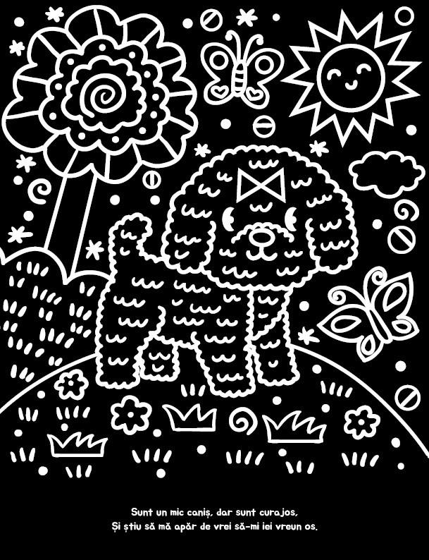 Animale de companie - Recitam si coloram - 2 | YEO