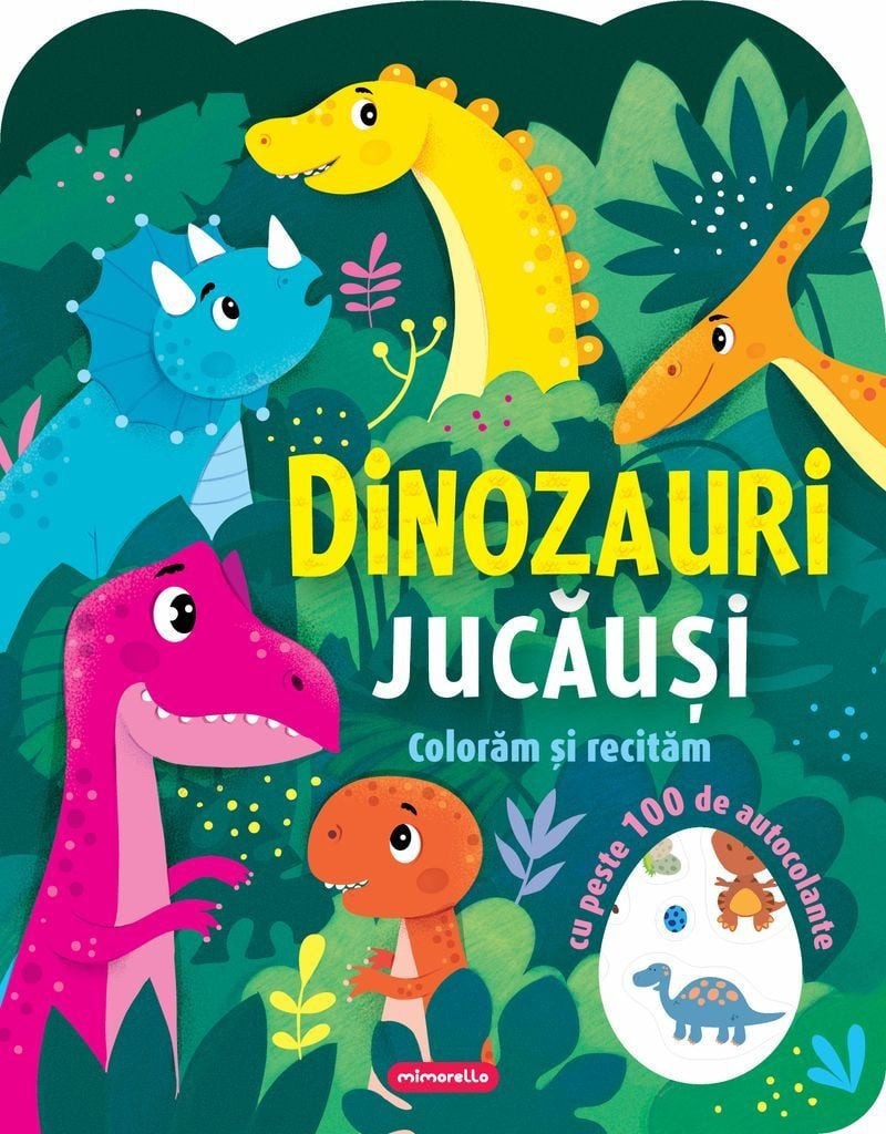 Dinozauri jucausi - Coloram si recitam