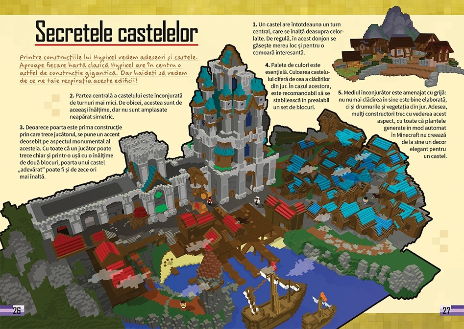 Manualul jucatorului Minecraft 5 - Arta construirii - 2 | YEO