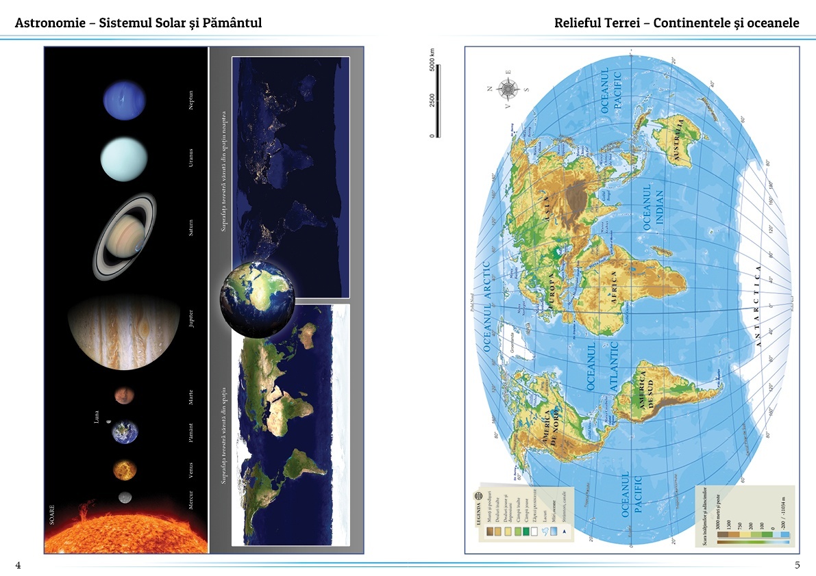 Atlas geografic scolar - 1 | YEO