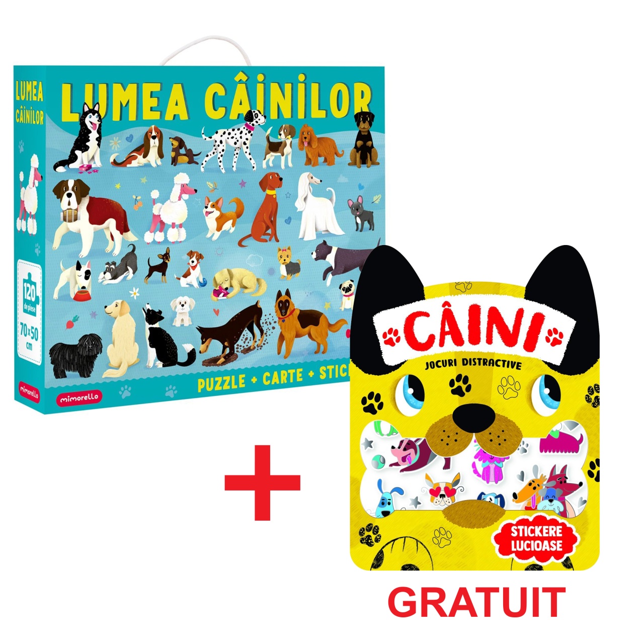 Pachet - Puzzle Mimorello - Lumea Cainilor - Câini GRATUIT