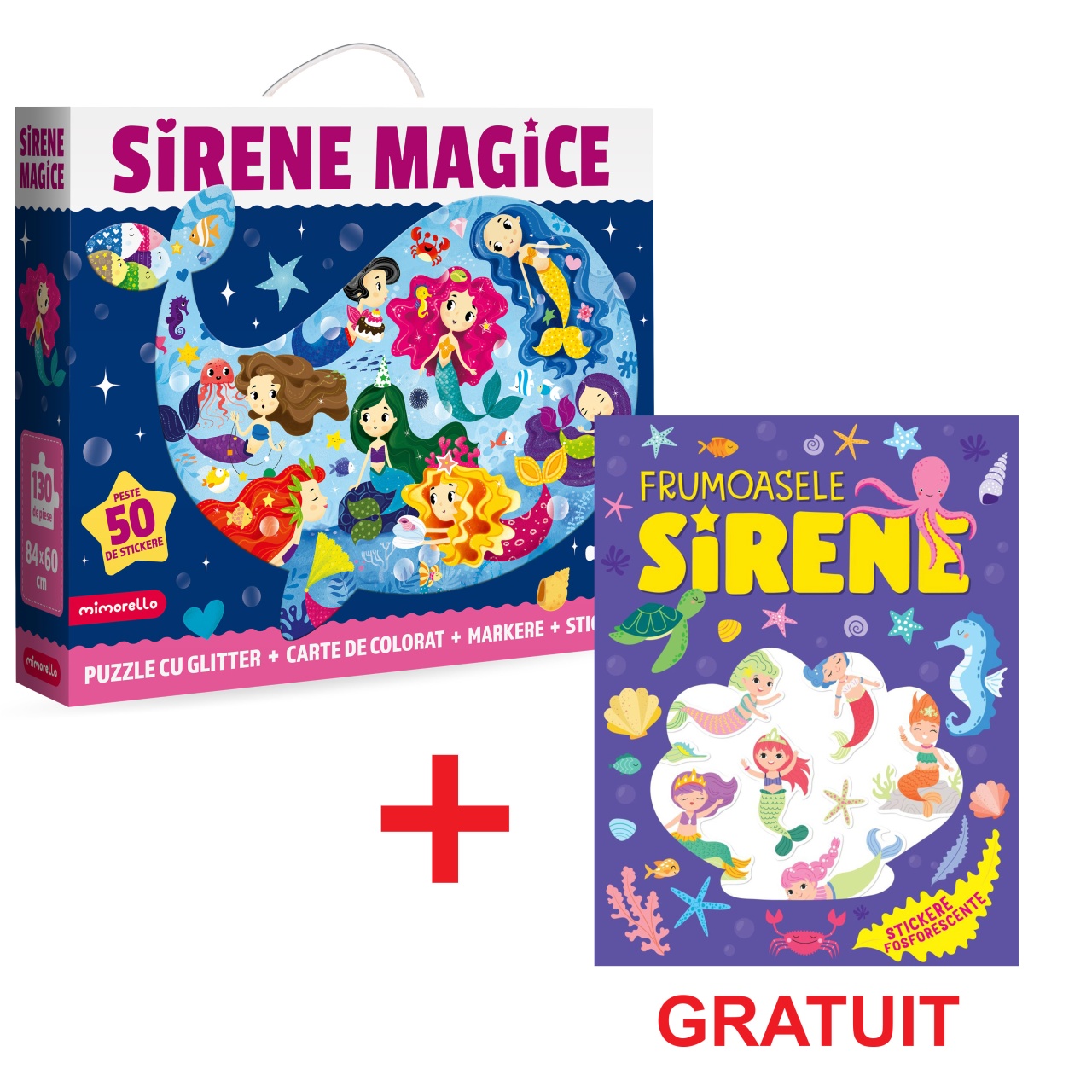 Pachet - Puzzle Mimorello - Sirene Magice - Frumoasele sirene GRATUIT