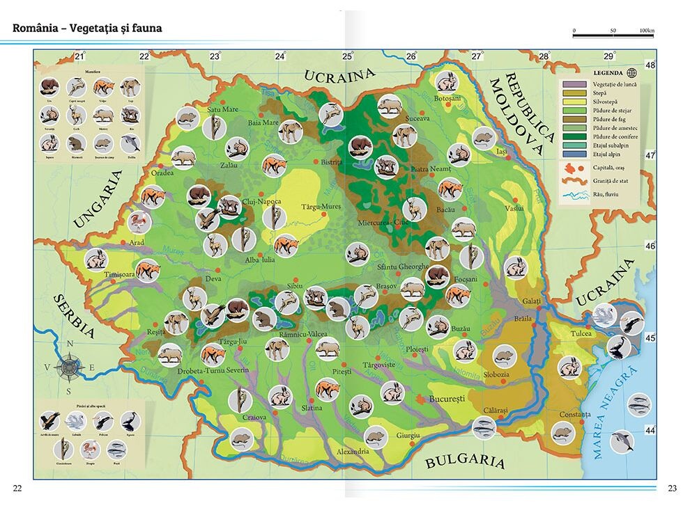 Atlas geografic scolar - 4 | YEO
