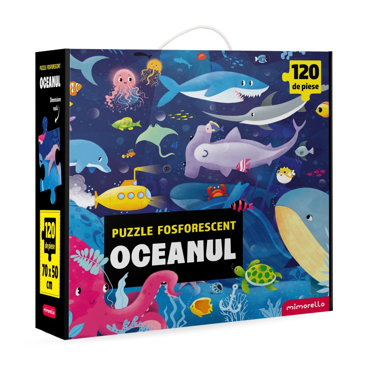 Joc educativ - Puzzle Fosforescent Mimorello - Oceanul - Editura Kreativ