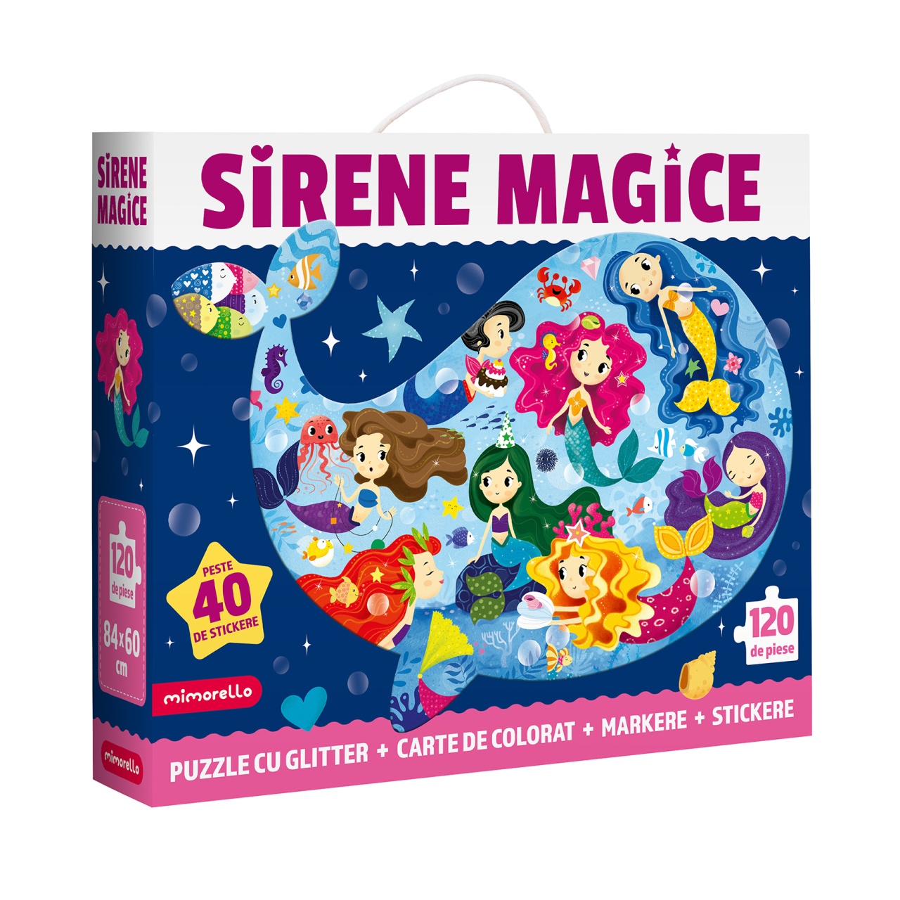 Joc educativ - Puzzle Mimorello - Sirene Magice - Editura Kreativ