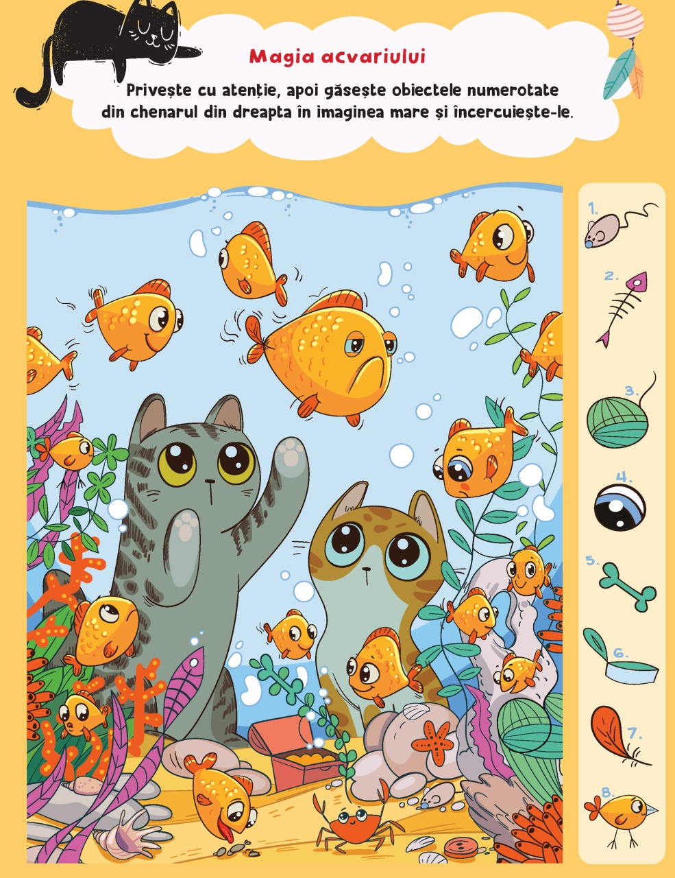 Pisicile jucăuşe - stickere pufoase - 2 | YEO