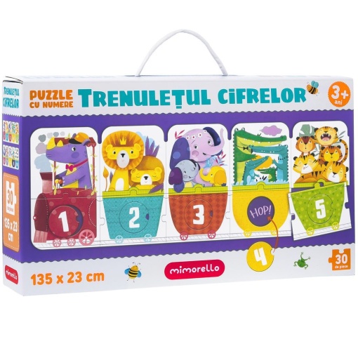 Puzzle Mimorello - Trenuletul cifrelor