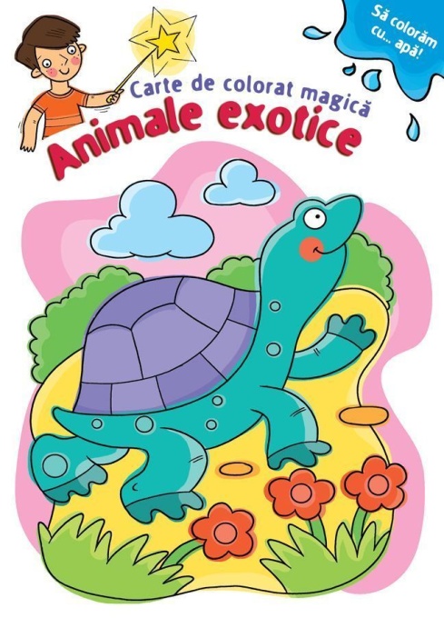 Animale exotice - Sa coloram cu apa!