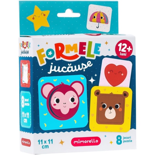 Joc educativ - Puzzle Mimorello - Formele jucause