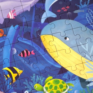 SET - Joc educativ - Puzzle Fosforescent Mimorello - Oceanul - ZOO - Img 6