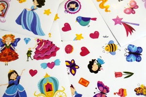 Joc educativ - Puzzle cu glitter Mimorello - PRINTESE FABULOASE - Img 5