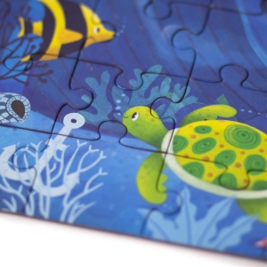 Joc educativ - Puzzle Fosforescent Mimorello - Oceanul - Editura Kreativ - Img 7