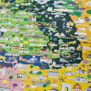 SET - Joc educativ - Puzzle Mimorello - Harta României - Harta lumii - Img 7