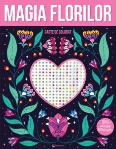 Magia florilor – 1000 strasuri autocolante