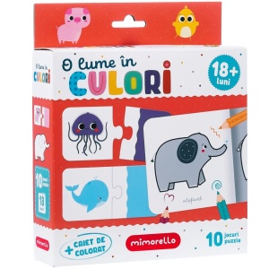 Joc educativ - Puzzle Mimorello - O lume in culori - Img 1