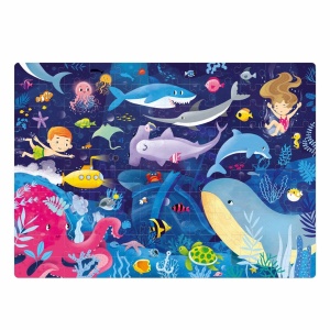 Pachet - Puzzle Fosforescent Mimorello - Oceanul - Aventuri în ocean GRATUIT - Img 2