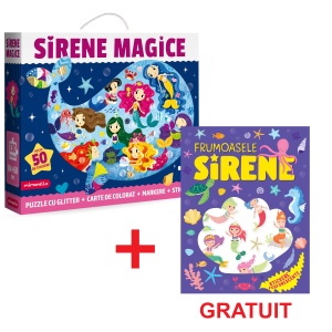 Pachet - Puzzle Mimorello - Sirene Magice - Frumoasele sirene GRATUIT