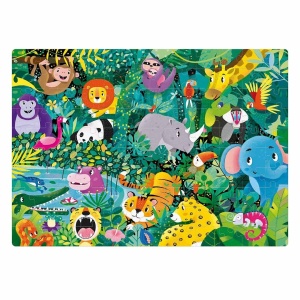 SET - Joc educativ - Puzzle Fosforescent Mimorello - Jungla - Pisici - Img 2