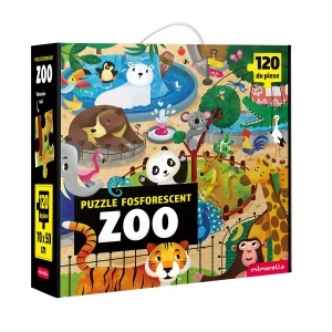 Joc educativ - Puzzle Fosforescent Mimorello - ZOO - Img 1