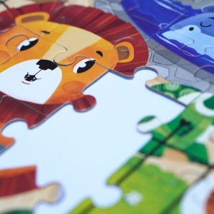 Joc educativ - Puzzle Fosforescent Mimorello - ZOO - Img 5