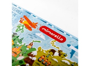 SET - Joc educativ - Puzzle Mimorello - Harta României - Harta lumii - Img 12