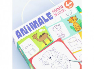 Joc educativ Mimorello - Animale - Desenăm pas cu pas - Img 8