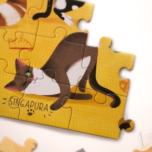 Joc educativ - Puzzle Mimorello - Lumea Pisicilor - Editura Kreativ - Img 5