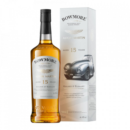 Bowmore 15, Golden and Elegant, Aston Martin Edition, 43%, 1000 ml