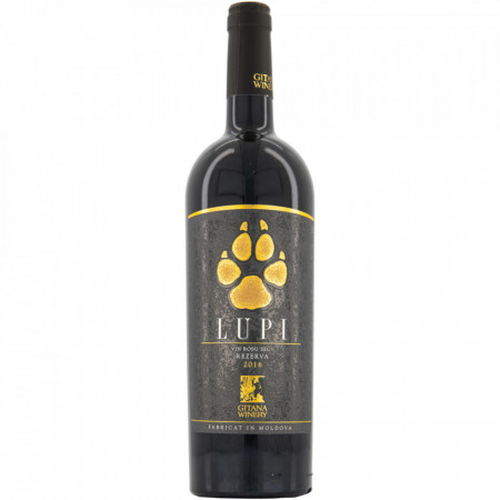 Vin rosu sec Gitana Lupi 14,5 % - 750 ml