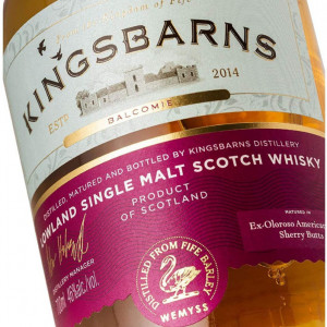 Kingsbarns Balcomie Sherry Cask Bottle front label