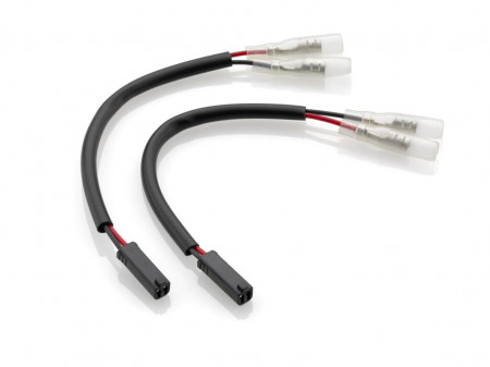 Turn signal and rearview mirror cable kit with integrated indicator
