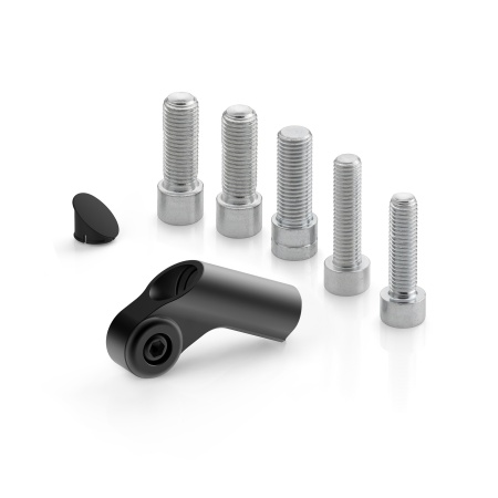 Mounting kit for handlebar mirror