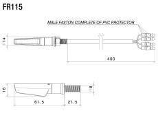Turn signal CORSA S (3 function)