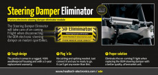 SD Eliminator -- Factory electronic steering damper eliminator module, anulare eroare amortizor ghidon