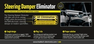 SD Eliminator -- Factory electronic steering damper eliminator module, anulare eroare amortizor ghidon - Img 5