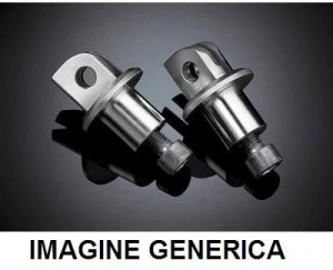 Eccentric adjustable rider pegs mounting kit