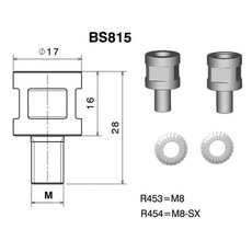 Rearview mirror mounting kit