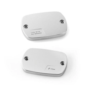Front/rear brake fluid reservoir caps