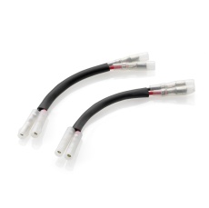 Turn signal and rearview mirror cable kit with integrated indicator