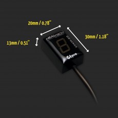 GIpro DS-series G2 Gear Indicator -- Indicator Treapta Viteza cu conectare la mufa de diagnoza a motocicletei