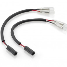 Turn signal and rearview mirror cable kit with integrated indicator