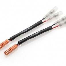 Turn signal and rearview mirror cable kit with integrated indicator