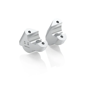 Raised and swept-back risers
