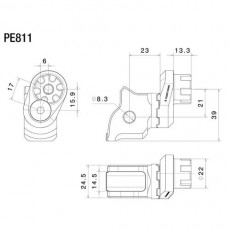 Rizoma peg Eccentric mounting kit (Ø 22 mm)