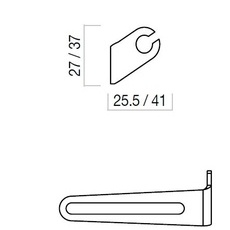 Mounting kit for Rizoma rear indicators